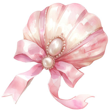 Coquette shell with a pearl accessories accessory clothing.