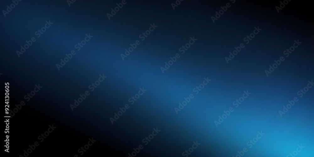 Wall mural gradient blue and black background create with ai
