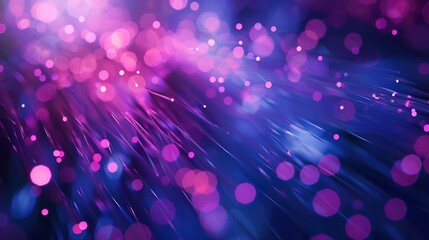 Abstract Purple and Blue Bokeh Background