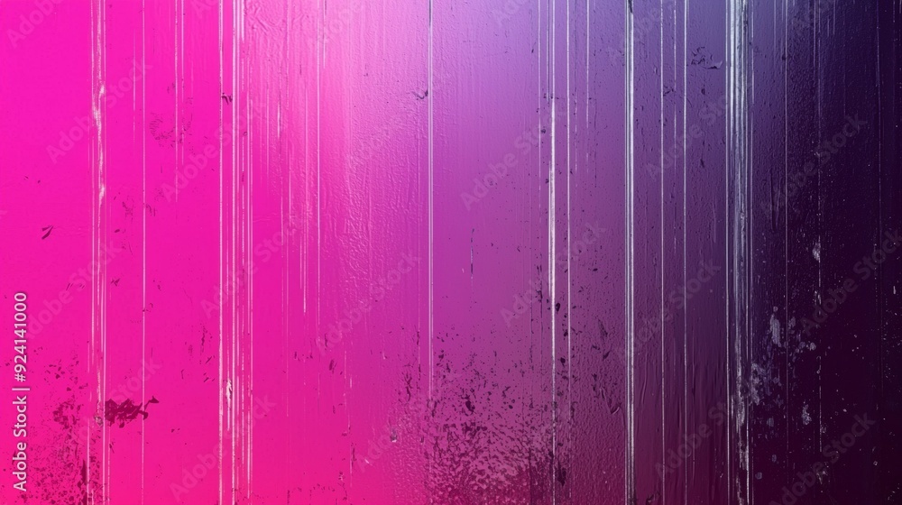 Poster abstract grunge background with metallic effect and vertical scratches, featuring a color gradient g