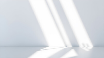 Abstract Geometric window Shadows Background with Space for Text. Generative AI