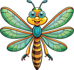 A dragonfly vector illustration
