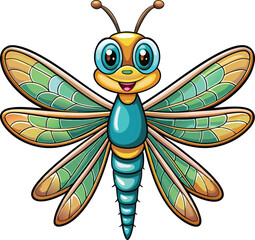 A dragonfly vector illustration