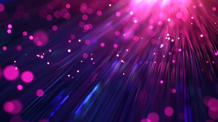 Abstract Glow: Pink and Blue Light Streaks