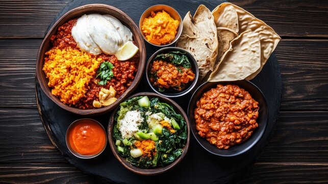 Tibs - traditional Ethiopian food