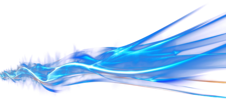 PNG  Abstract blue light waves motion
