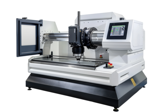 CNC Machine Showcasing Automated Cutting Technology