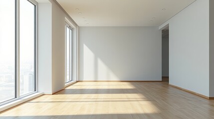 Brand new apartment, empty and unfurnished.