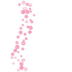 Gold Foil Confetti. Golden Marriage Concept. Pink Winter Effect. Metallic Magazine. Hand Drawn Brochure. Rose Birthday Starburst. Save Date Design. Golden Gold Foil Confetti