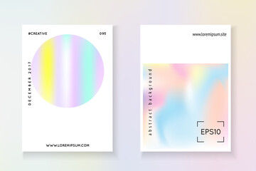 Gradient Fluid. Modern Screen. 1980 Pattern. Fashion Design. Colourful Prism Illustration. Blue Minimal Label. Geometry Background. Pink Gradient Fluid