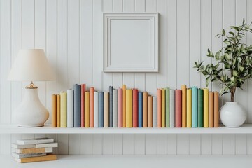 Bookshelf Decor with a Simple and Modern Aesthetic