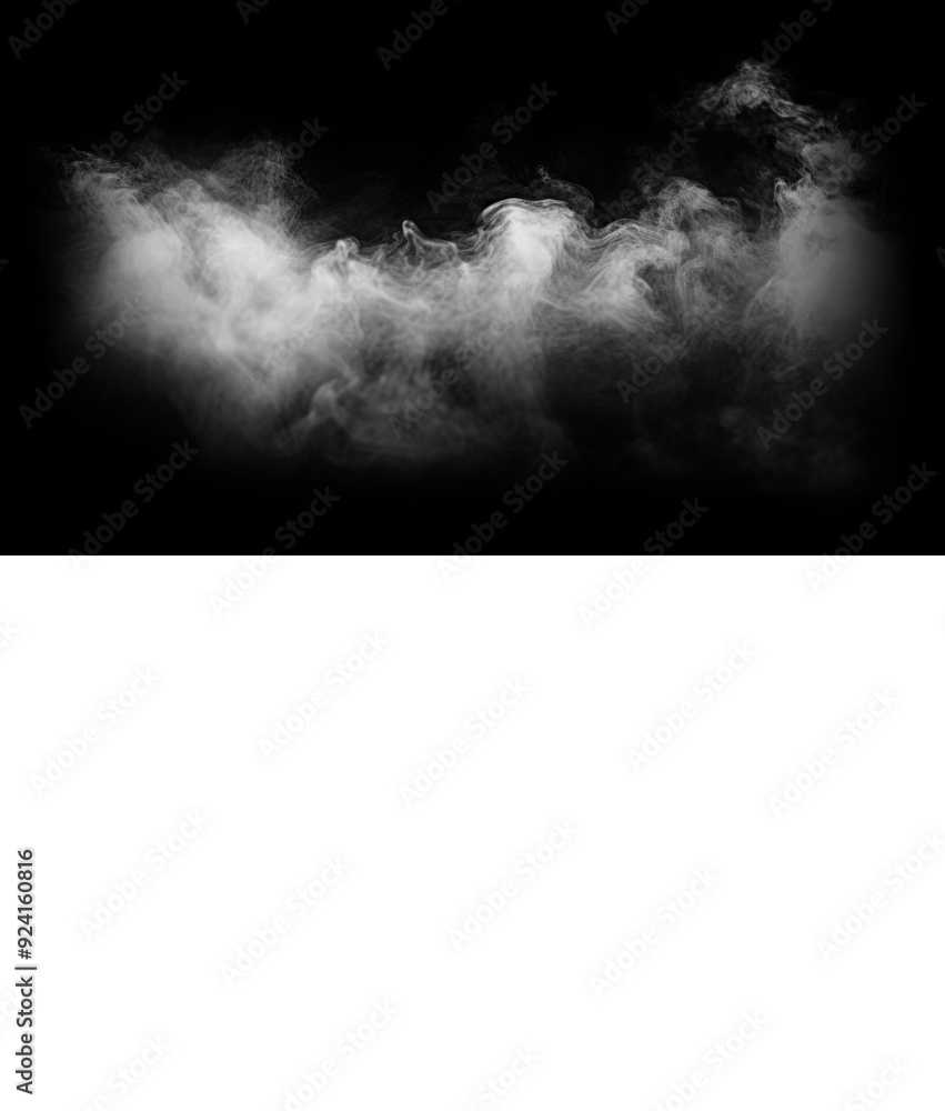 Wall mural png mysterious ethereal smoky effect