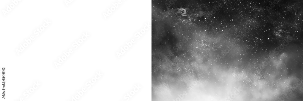 Wall mural png abstract cosmic space starry sky