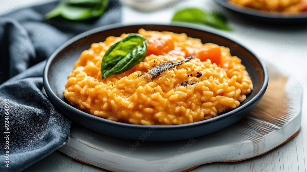 Poster Risotto - Traditional Italian food