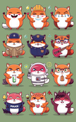 2d vector illustration for cartoon character design for kids and comic book stickers printing and cartoon movie 
