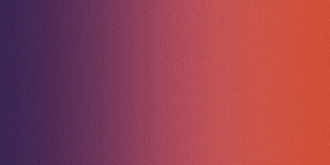 Colorful Grainy gradient red and blue sunrise noisy background texture