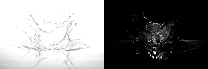 PNG Dynamic water splash art