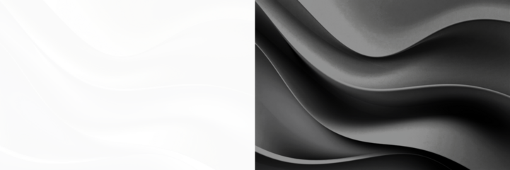 PNG Abstract wavy black white contrast
