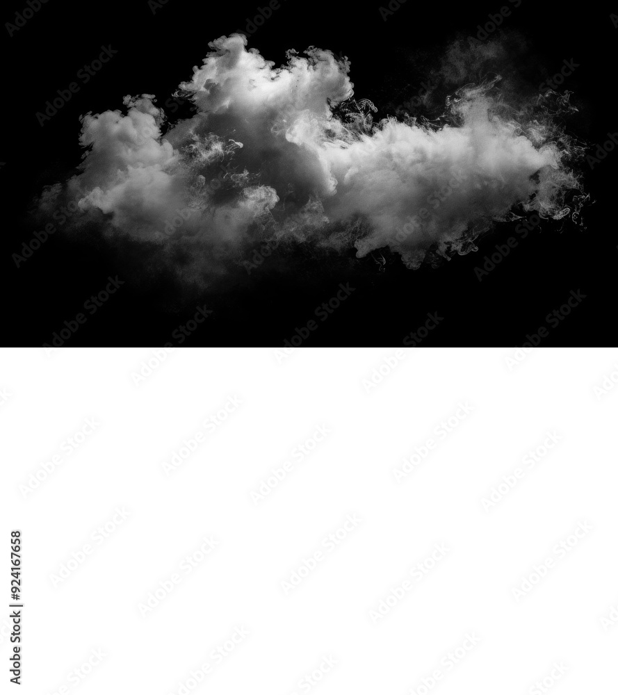 Wall mural png realistic cloud overlay effect