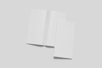 DL Brochure Blank Mockup
