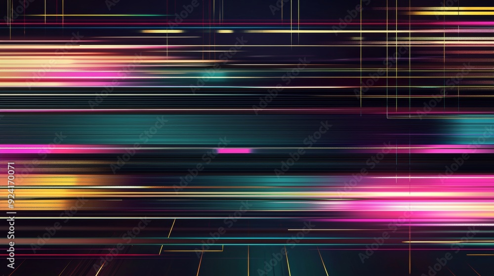 Poster abstract background with glowing lines creating a sense of speed and movement, perfect for technolog