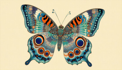 日本画（Japanese painting）／蝶