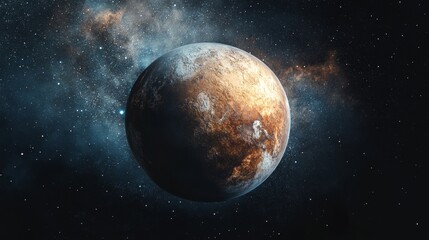 Fototapeta premium earth-like planet in the universe