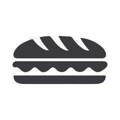 sandwich flat vector icon