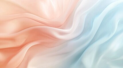 Obraz premium Smooth elegant silk fabric flowing in soft folds. This luxurious material is perfect for backgrounds and adding texture