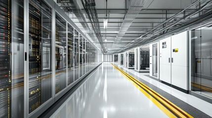 Obraz premium Server Room Interior