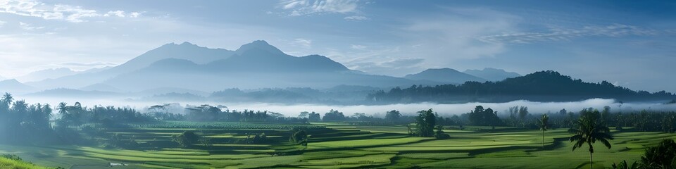 Mountain range in Komodo National Park in Indonesia
