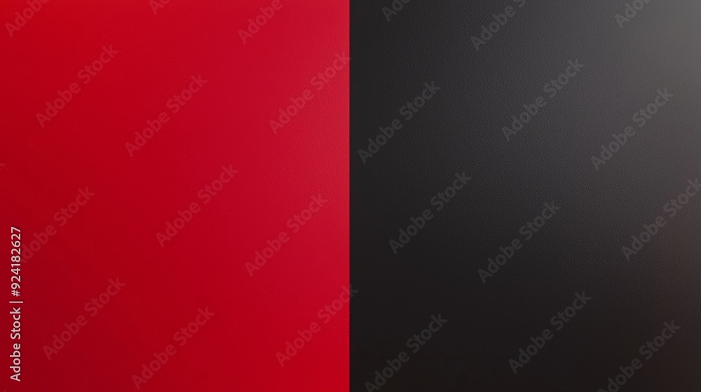 Poster modern red and black background with a vertical line, creating a simple and abstract design perfect 