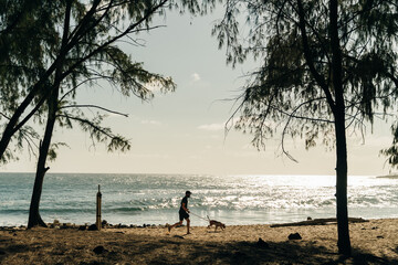 Hanalei Beach on Kauai, Hawaii