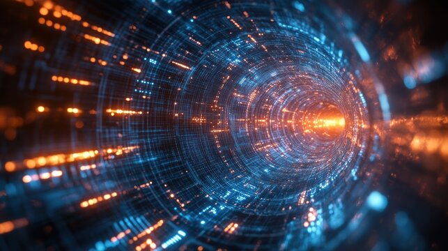 Abstract Digital Tunnel
