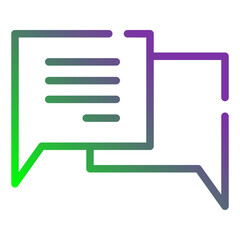 Fototapeta premium Comment icon