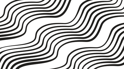 Abstract wave element for design. digital frequency track equalizer. stylish line art background. Vector illustration Waves with lines are created using the blend tool. Curved wavy lines and smooth