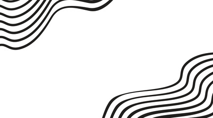 Abstract wave element for design. digital frequency track equalizer. stylish line art background. Vector illustration Waves with lines are created using the blend tool. Curved wavy lines and smooth