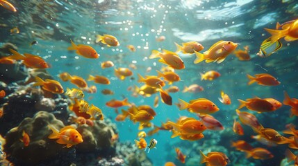 Tropical Fish Underwater