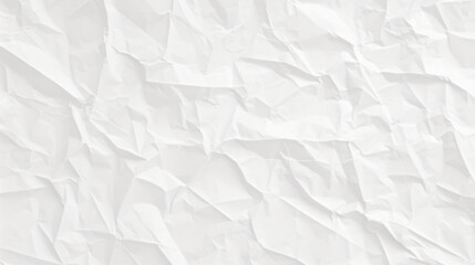 Obraz premium white crumpled paper background texture