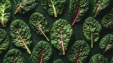   A cluster of vibrant green veggies arranged on a verdant countertop adjacent to them