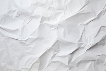 Obraz premium Processed collage of crumpled white paper sheet texture. Background for banner, backdrop or texture