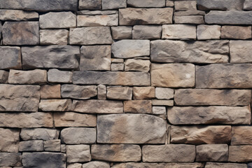 Obraz premium Processed collage of old medieval stone wall texture in daylight. Background for banner