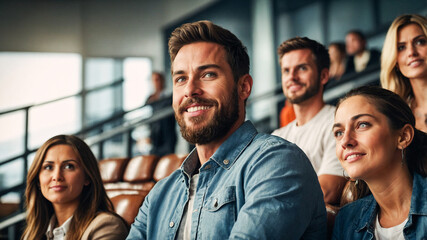 Obraz premium Watching Sports