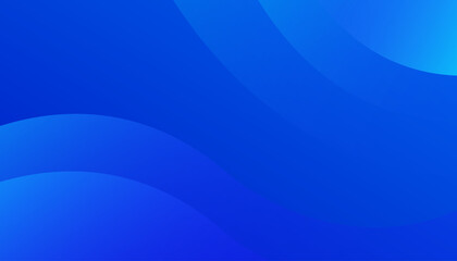 Blue White Wave Background Template Vector