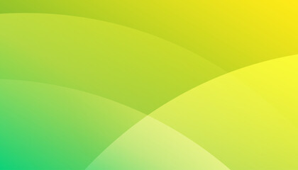 Green Yellow Wave Background Design Template Vector