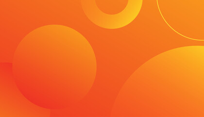 yellow color background. Dynamic shapes composition. Vector illustration