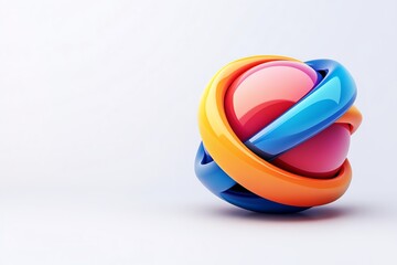 A D search engine globe with swirling search queries around it, representing the dynamic nature of internet searches