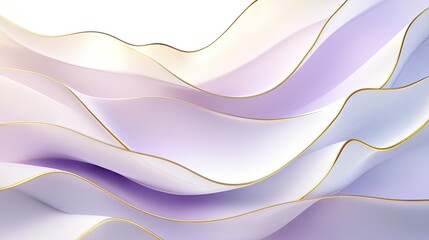 Obraz premium Abstract purple and white waves. Perfect for a modern, luxurious, or elegant design project.
