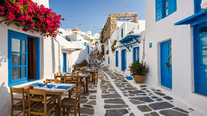 Fototapeta premium Beautiful Mykonos, Greece 