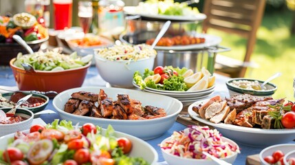 Obraz premium Summer Picnic Feast
